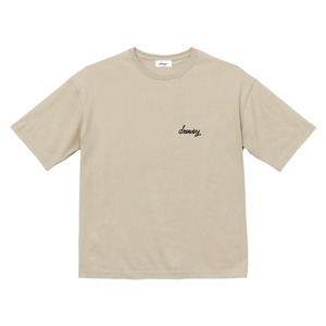 drowsy.. CAT LOGO BACK PRINT TEE / 22SS / SB