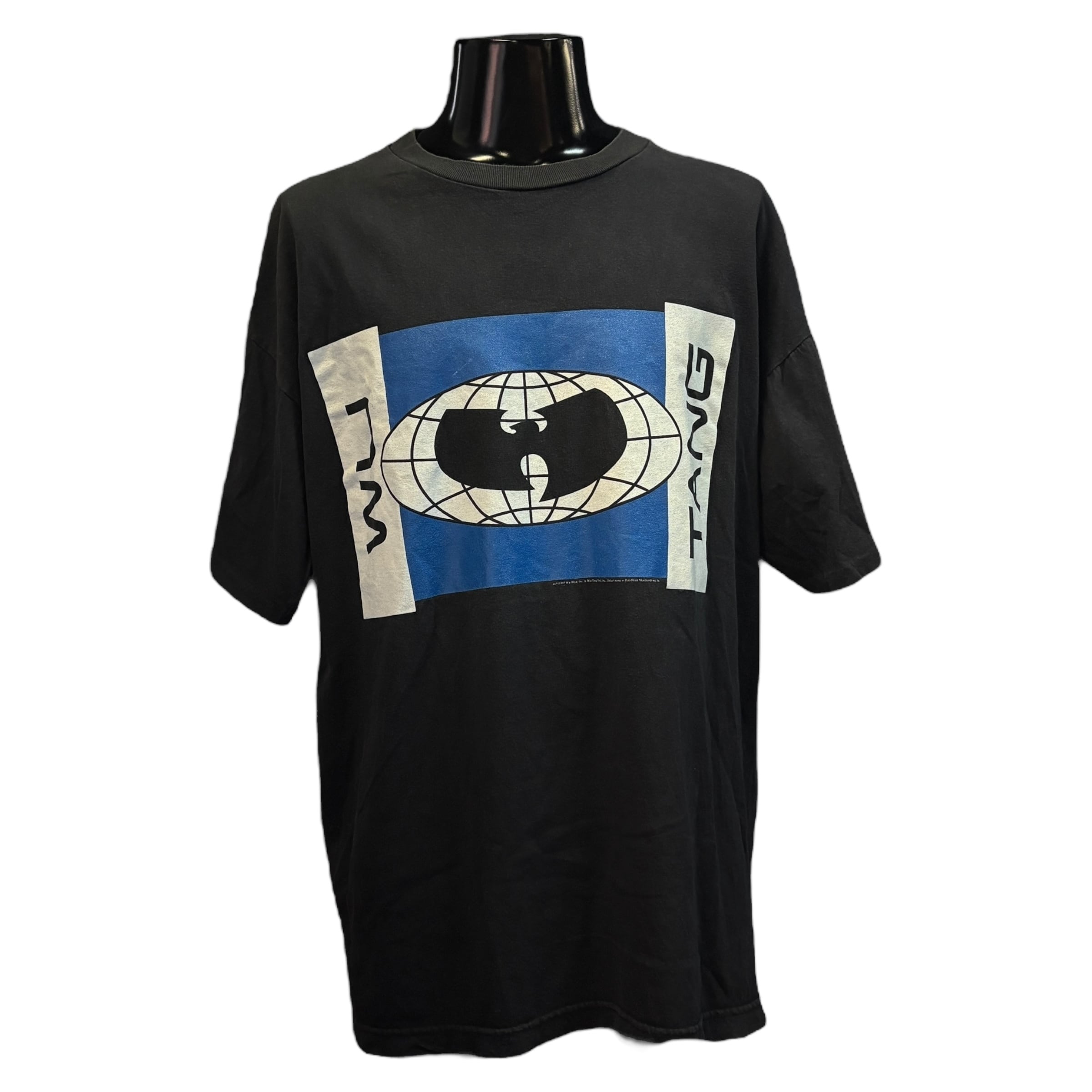 WU-TANG CLAN】ウータンクラン 1997 BLUE LOGO POLYGRAM Vintage T