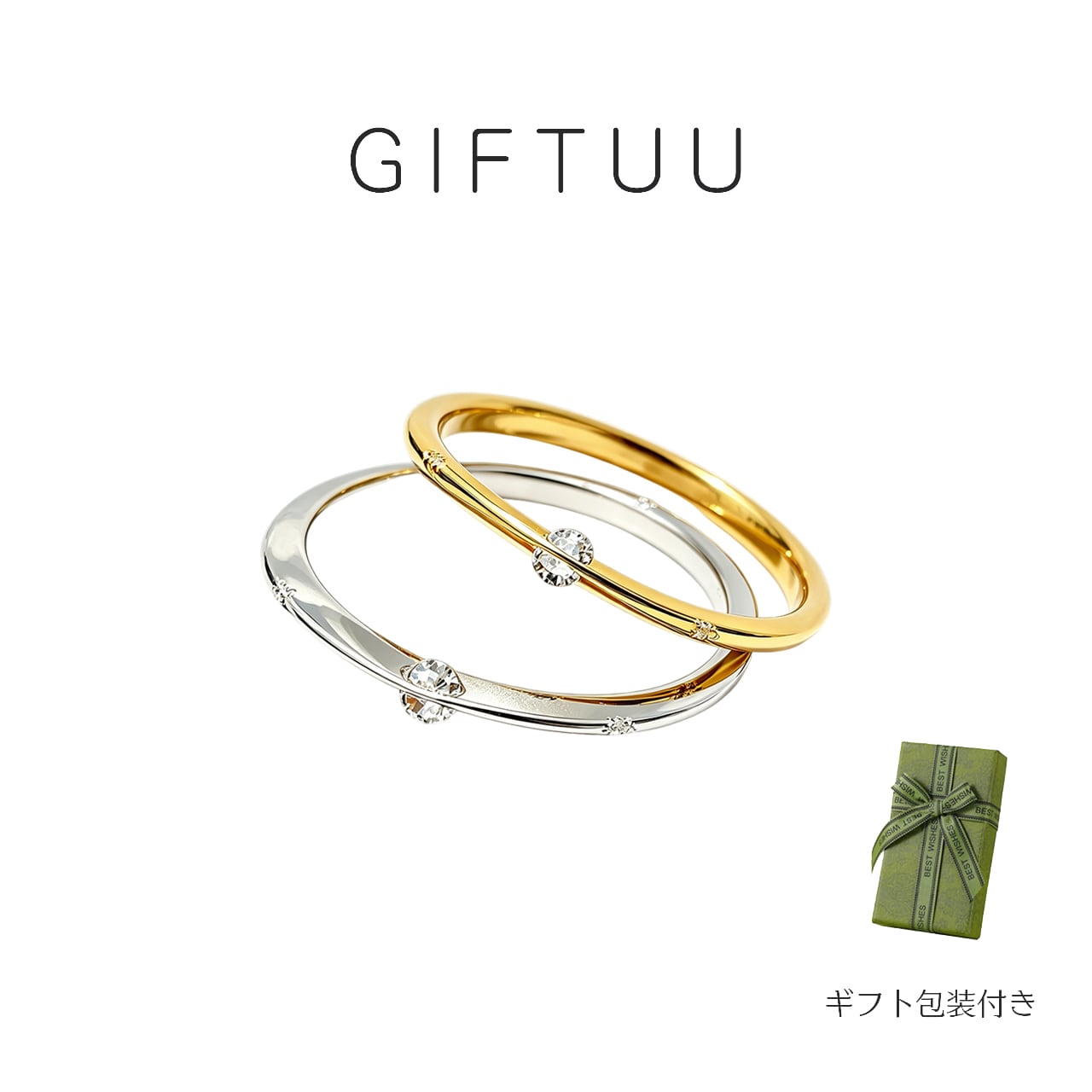 R55 .チタンステンレス バングル レディース 変色しにくい フル