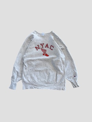 -Champion- Vintage 90s L NYAC Reverse Weave Sweat made in USA