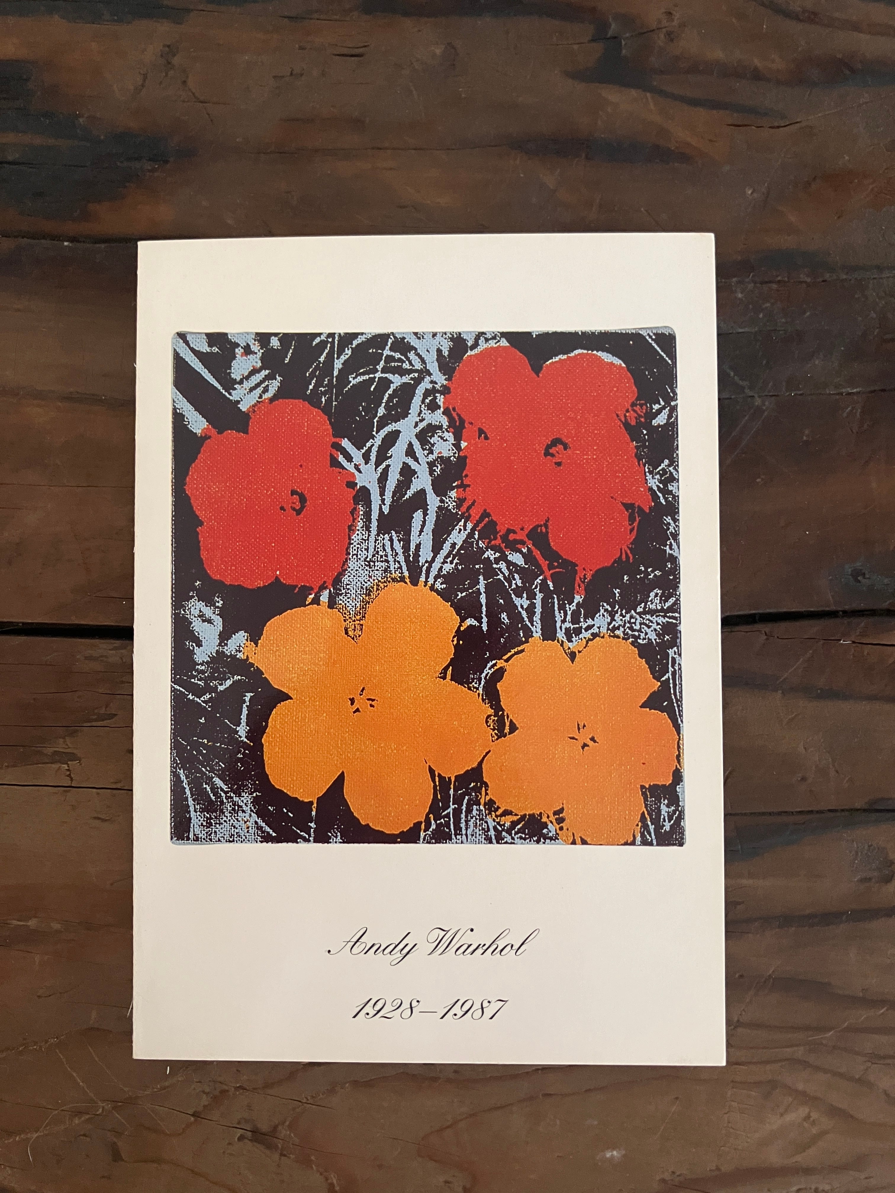 【アナウンスメントカード・エフェメラ】Andy Warhol 1995［s0036］