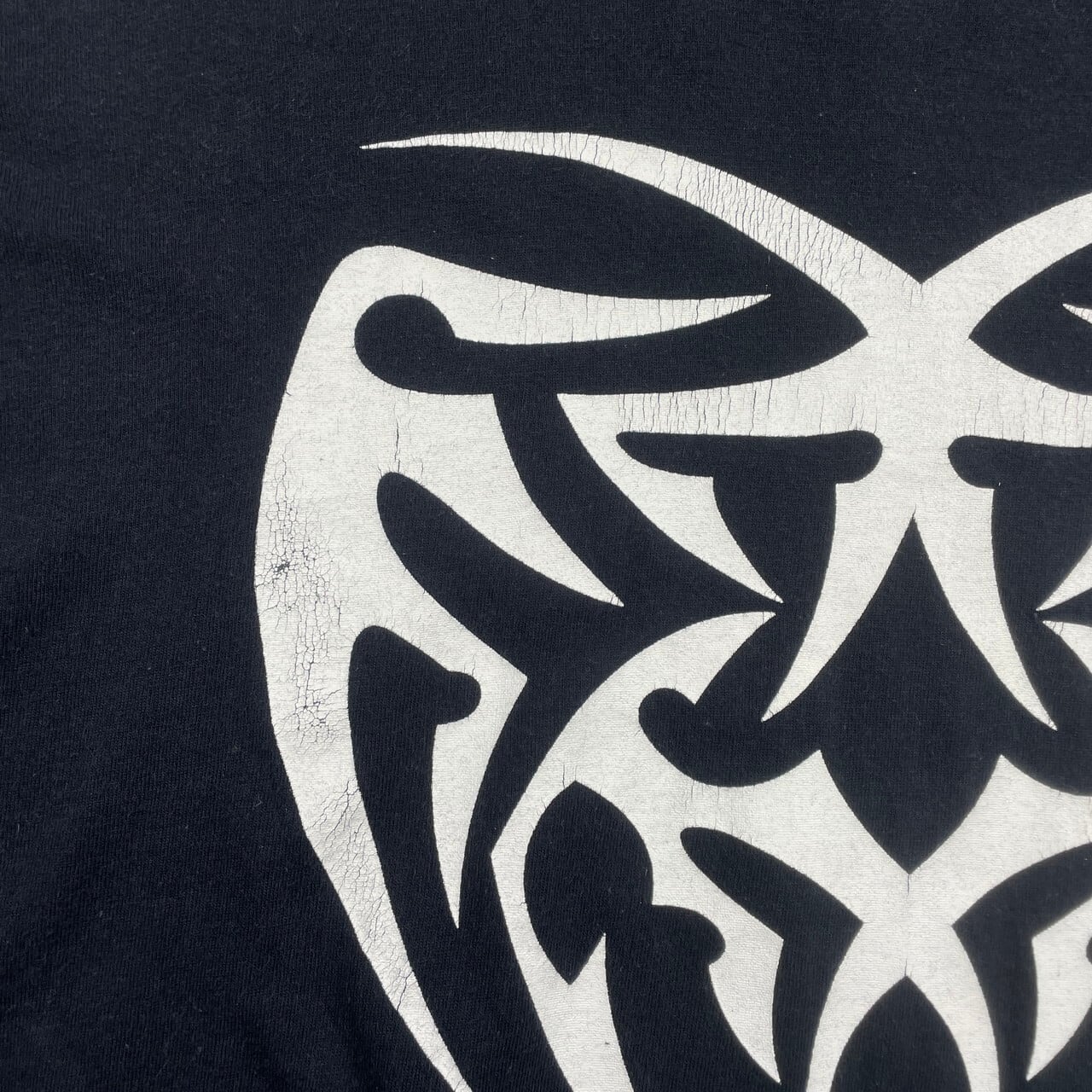 90年代~00年代 UNKNOWN トライバル柄 ロングTシャツ ロンT 袖プリ