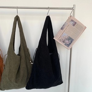 コーデュロイ　ドロストトートバッグ AS75-1356-1