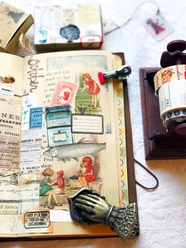 Mic Moc　糊付きコラージュシート　My Storybook II　GCS002【Mic Moc（ミックモック）】[MIC-76m]