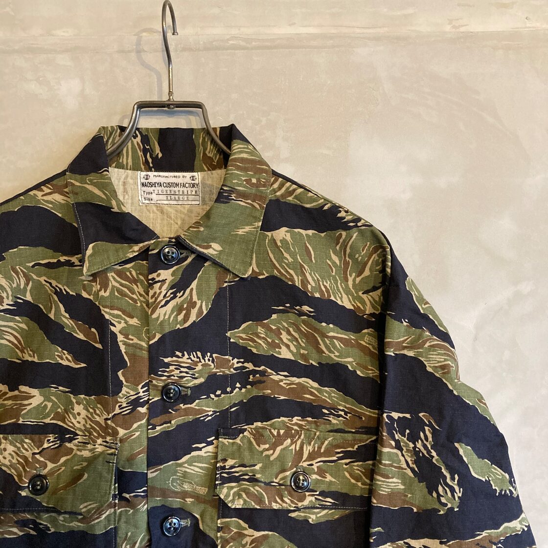 NAOSHIYA CUSTOM FACTRY TIGER STRIPE SHIRTS | Pay ID