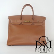 Hermès エルメス バーキン 40 ルトゥルネ クシュベル ゴールド ハンドバッグ ゴールド金具 ▢C：1999年