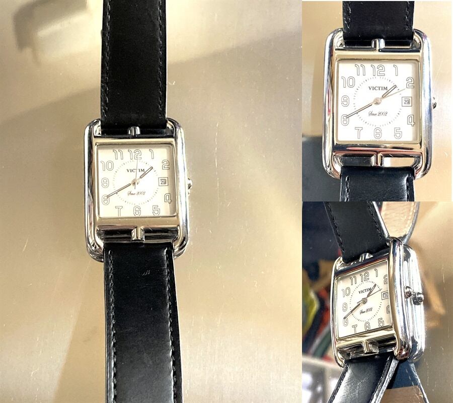 【ケース付き】ヒステリックグラマー／レザー ブレス ウォッチ／QZ 8942.jpg