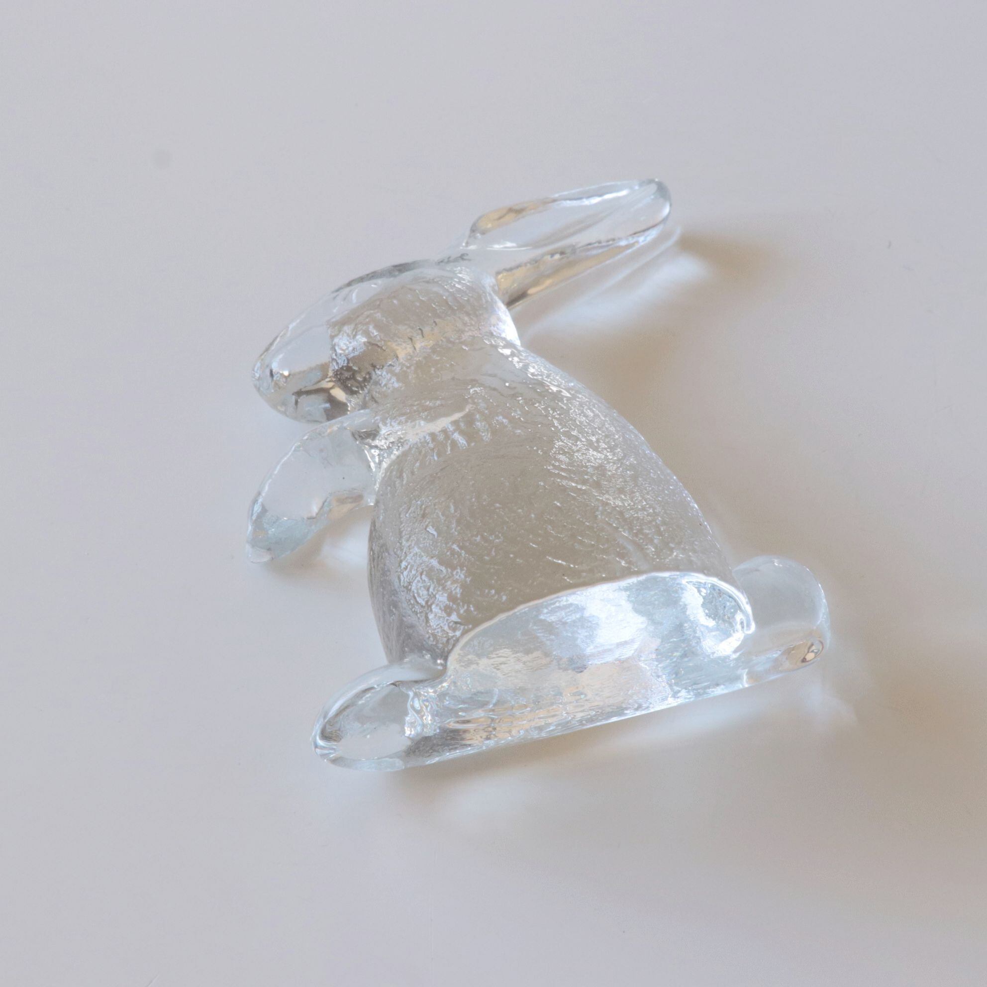 c7657】ウサギのオブジェ / Bertil Vallien [Kosta Boda / Sweden