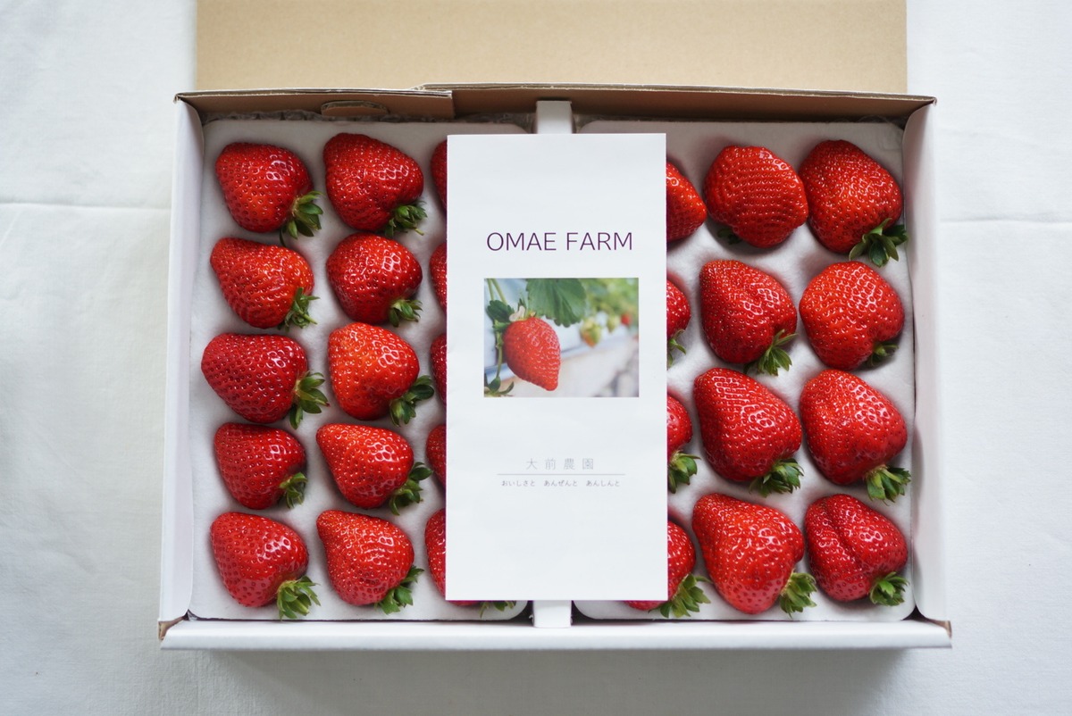 完熟いちご詰め合わせ（箱入り） | OMAE FARM