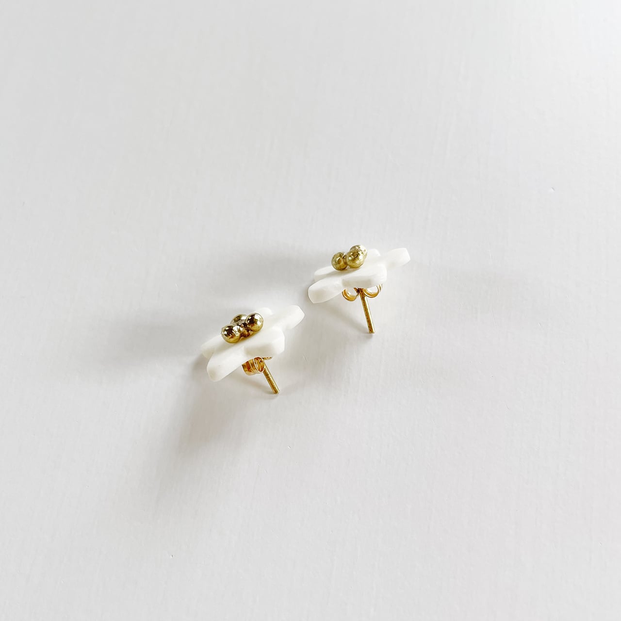 Brass & Bone studded pierce