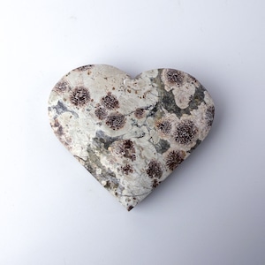 グリーンフラワージャスパー(グリーンチェリーブロッサムジャスパー) ハート * Jasper * 天然石