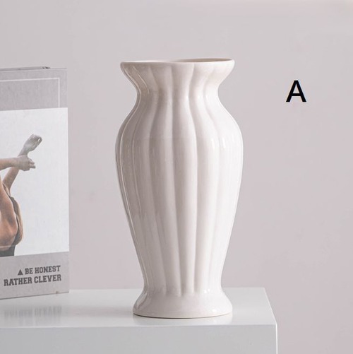 花瓶 フラワーベース セラミック 一輪挿し おしゃれ 置物 かわいい シンプル 花器 インテリア ホームデコ オシャレ 置き物 オーナメント クリエイティブ 陶器 ドライフラワー 造花 花入れ 円柱形 かびん ３種類