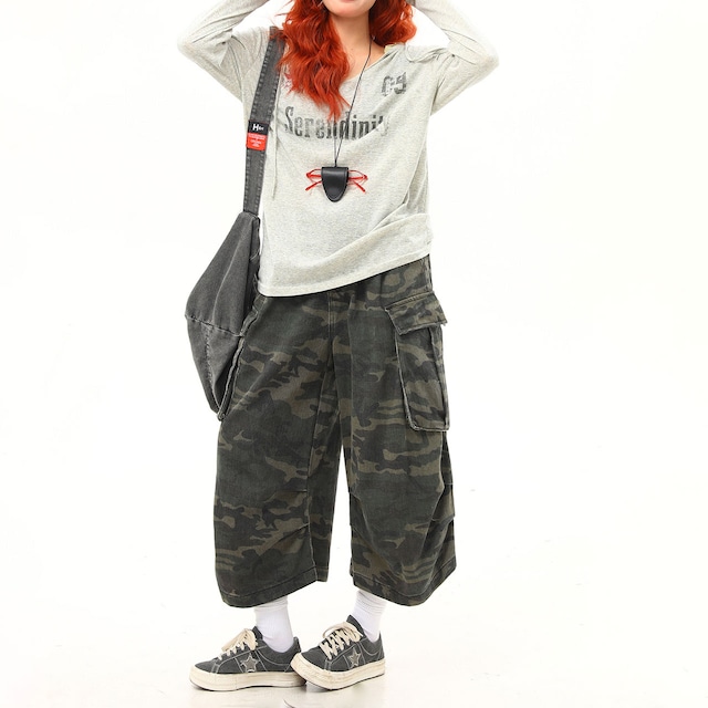 フェードロゴセレンディピティカットソー 2col R00672