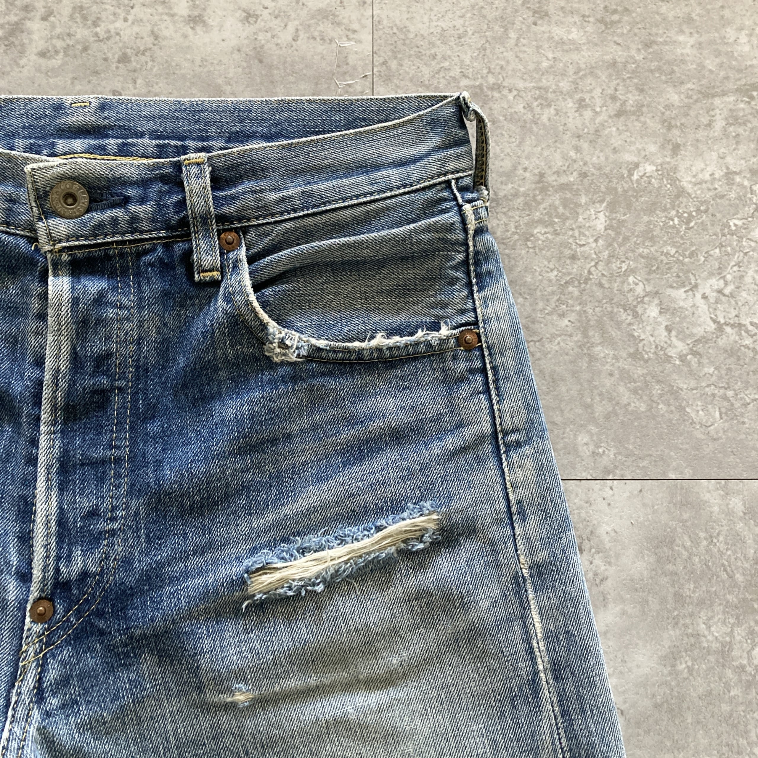 W31】90's Levis 702XX リーバイス 95年製 裏ボタン刻印J22 JAPAN製