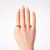 【16号】シトリン リング（プチ）