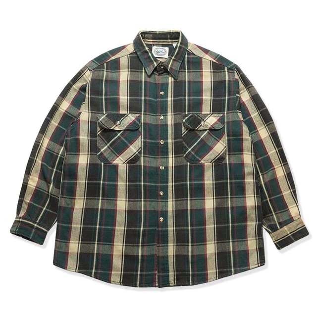 BAY AREA TRADERS 90s Cotton Flannel Check Shirt
