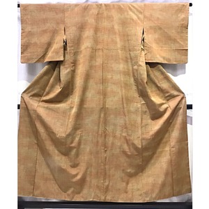 着物・紬・単衣・茶系地・No.200701-1669・梱包サイズ80