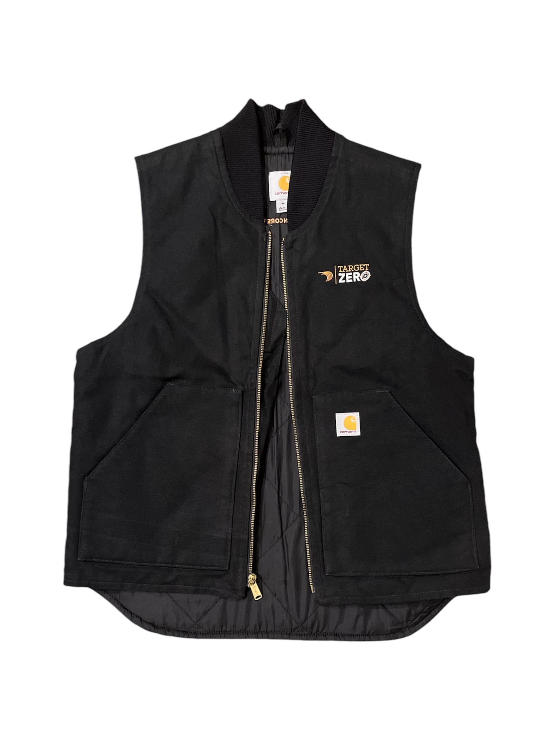 carhartt ダックベストV01 BLK ブラックS 希少サイズ carhartt ダックベストV01 BLK ブラックS 希少サイズ