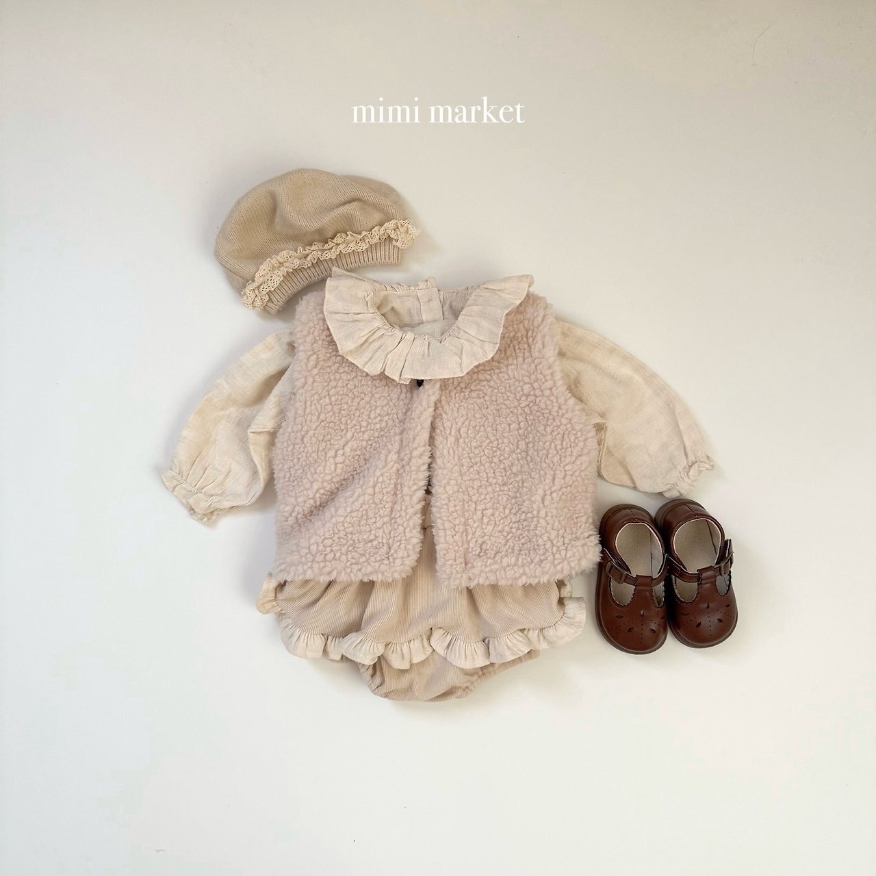 ミミマーケット / mimimarket / シアカラーブラウス / 韓国子供服 / キッズ / 26winter〖取寄〗*S~L*