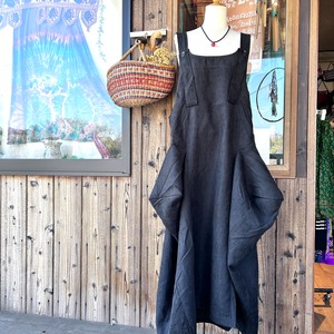 スエード調コクーンワンピース