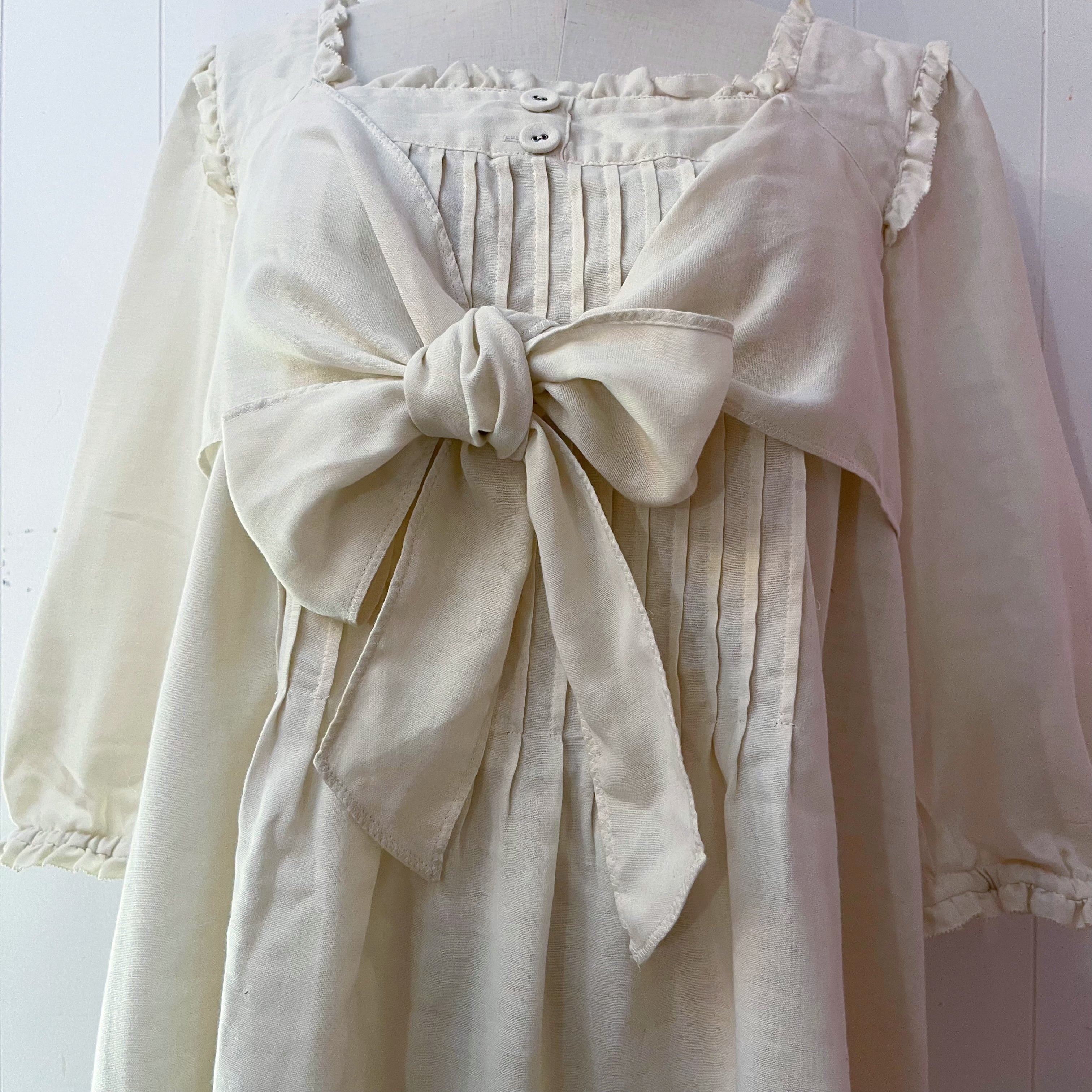 PINKHOUSE / front ribbon gauze blouse