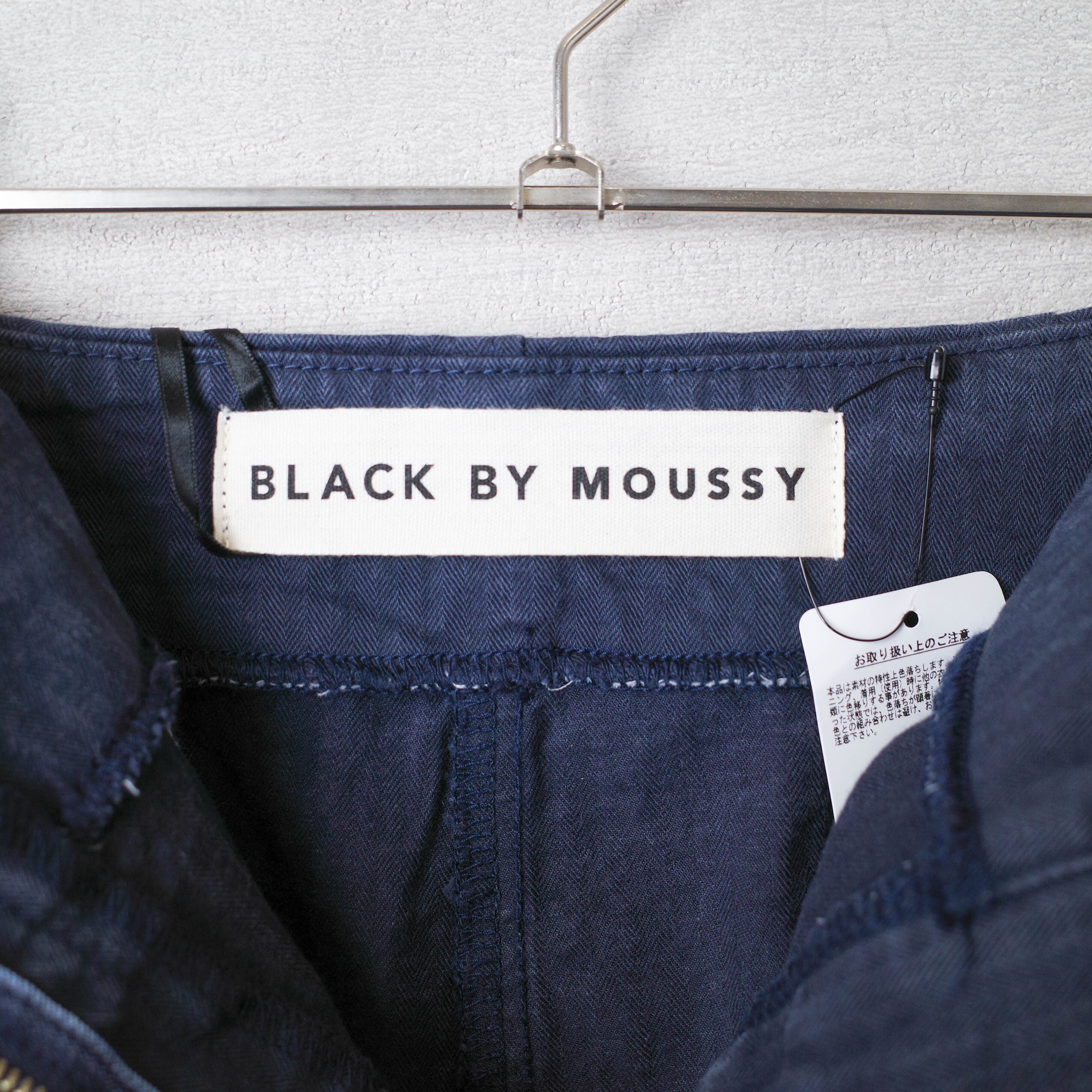 [NEW] BLACK by MOUSSY	JAPAN MADE HERRINGBONE PENCIL SKIRT NAVY 070BA311-0030
