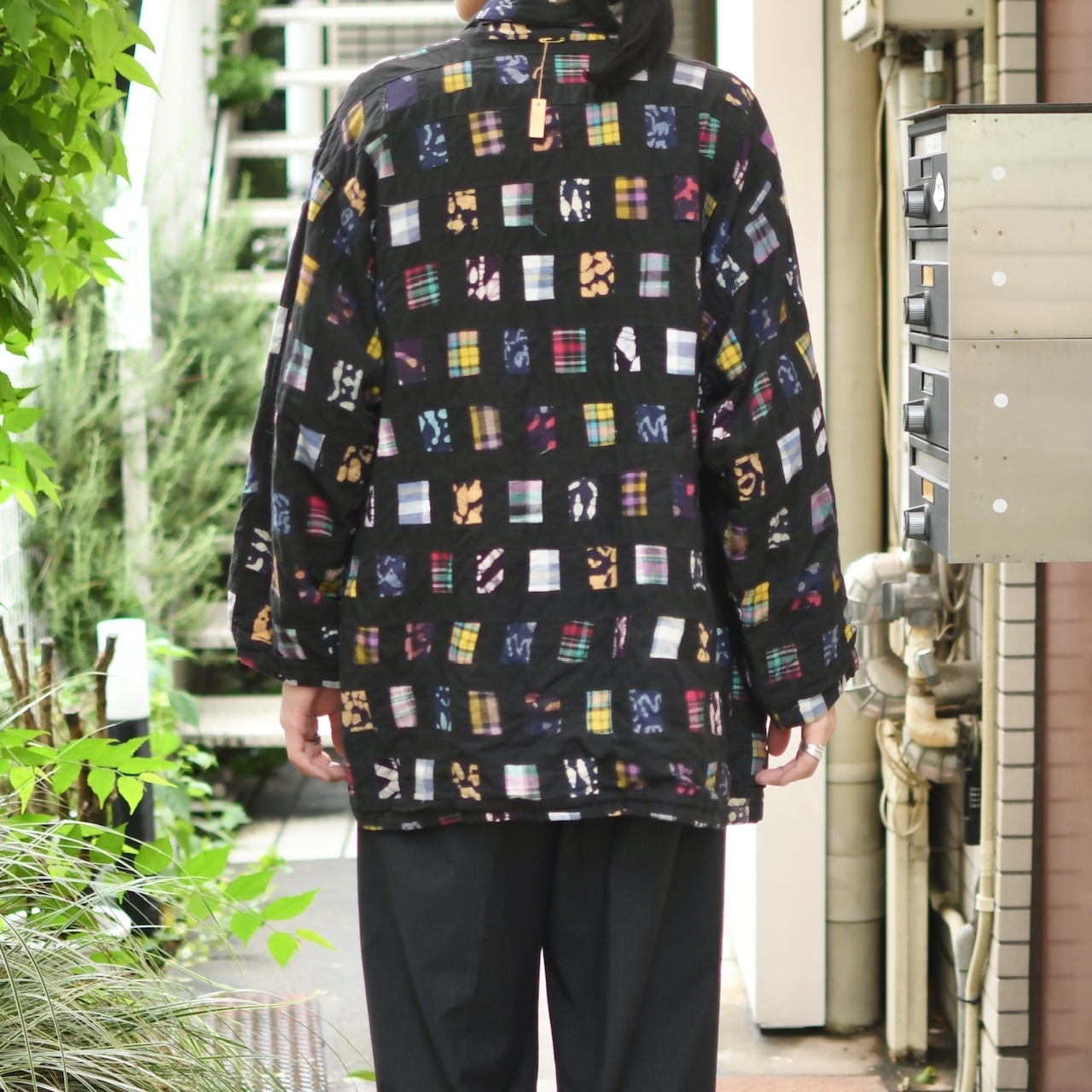 patch work design indian cotton jacket
