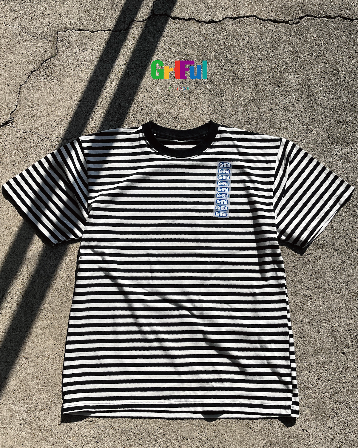 【受注生産】GRTFUL Attached Border Tee ユニセックス