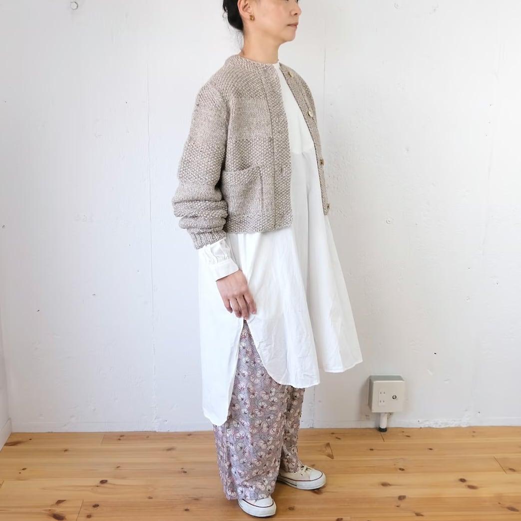 OUND(オウンド) ROBLE -HAND KNITTED WOOL JUMPER ウルグアイウール