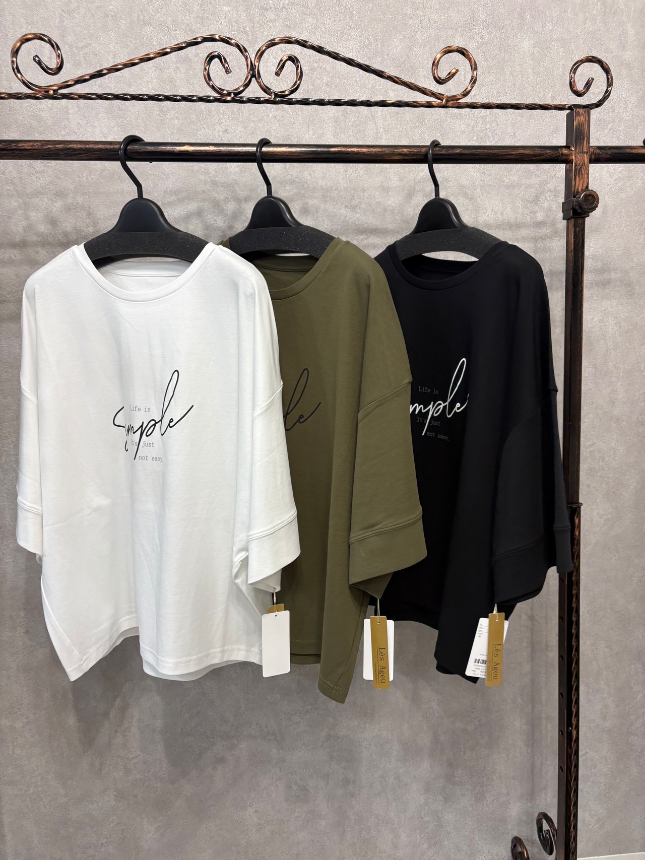 les ague ロゴTシャツ　A7121