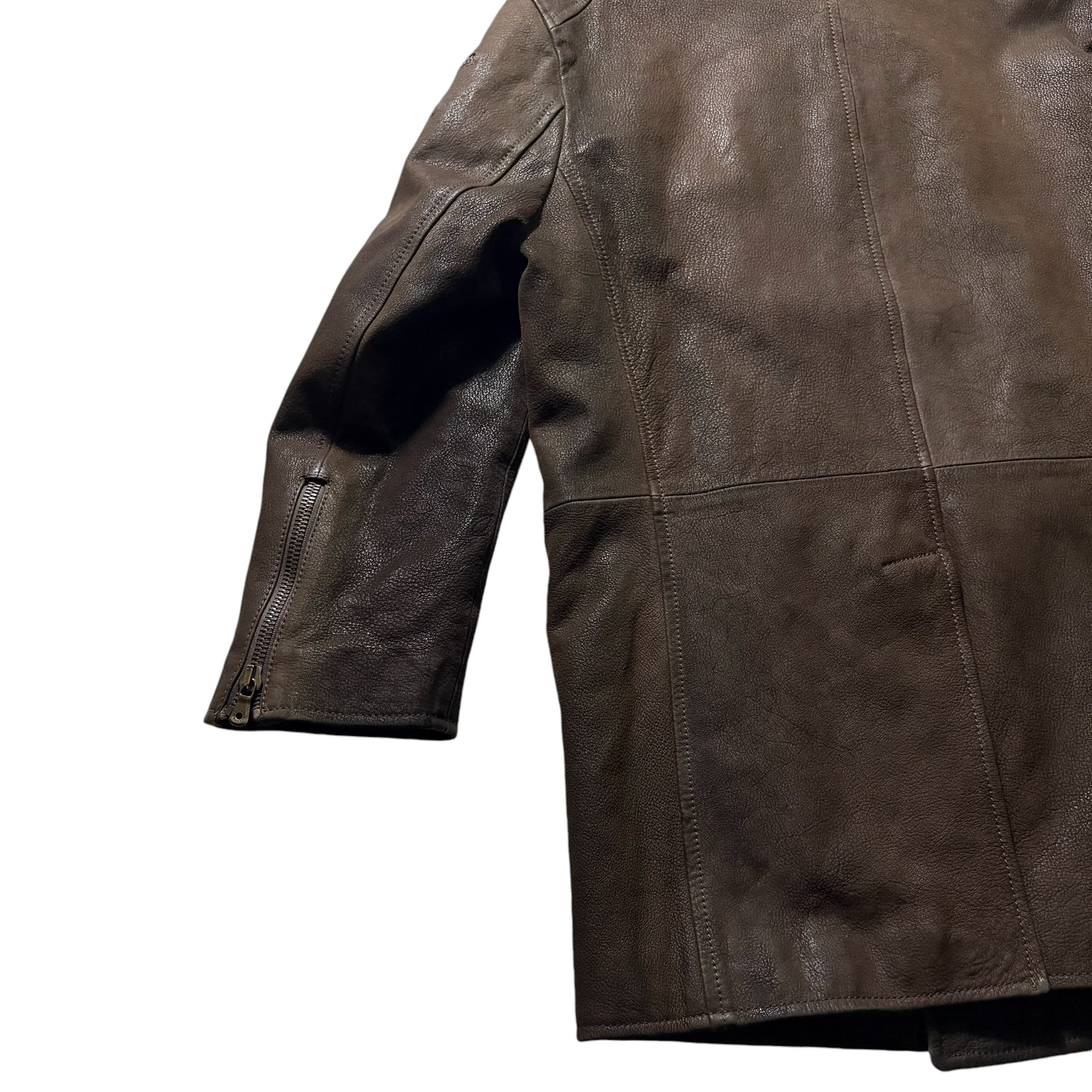 archive 2003AW DOLCE&GABBANA leather half coat | NOIR ONLINE