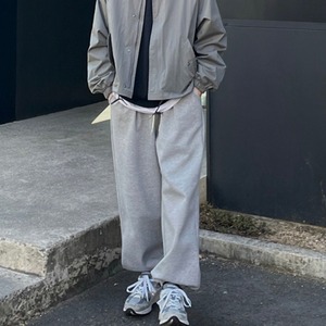シンプルルーズスウェットパンツ　1006