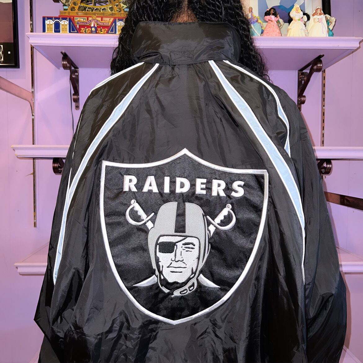 NFL Raiders Design Nylon Jacket