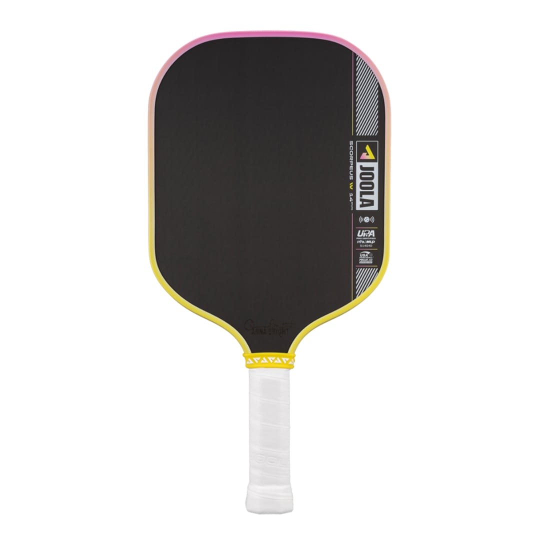 最終値下JOOLA SCORPEUS PRO IVピックルボールパドル　カバー付 JOOLA BEN JOHNS HYPERION PRO IV 16MM ピックルボールパドル