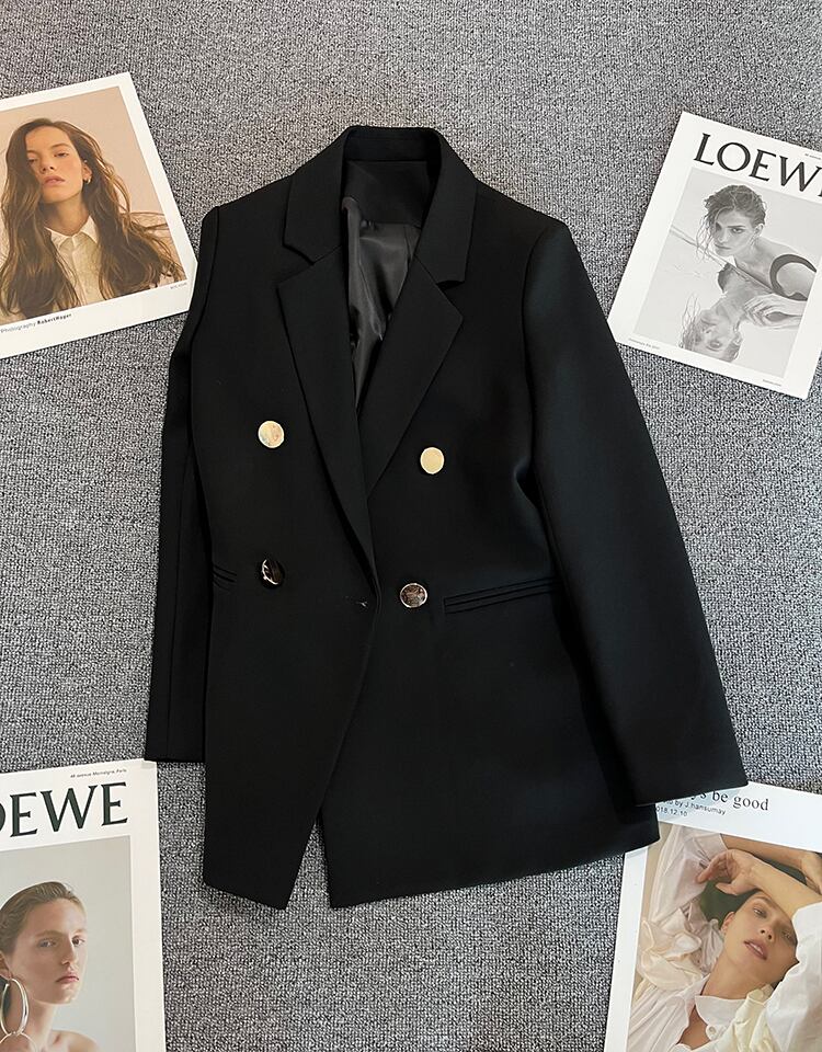 スーツジャケット レディース ジャケット スーツ ダブルボタン