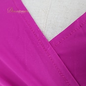 フラメンコ 衣装 ワンピース ドレス ピンク 紫 伸縮 ストレッチ パーティ 発表会 無地 レース 長袖 YONKI 社交ダンス レッスン 練習着 パープル系 ピンク系 スカート ダンス衣装 レディース おしゃれ イベント用 かわいい