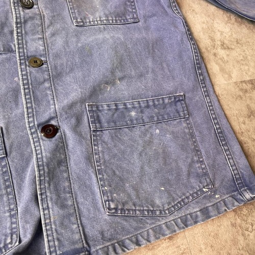 50-60s サンフェード KIDUR Metis フレンチワークジャケット 詳細写真13