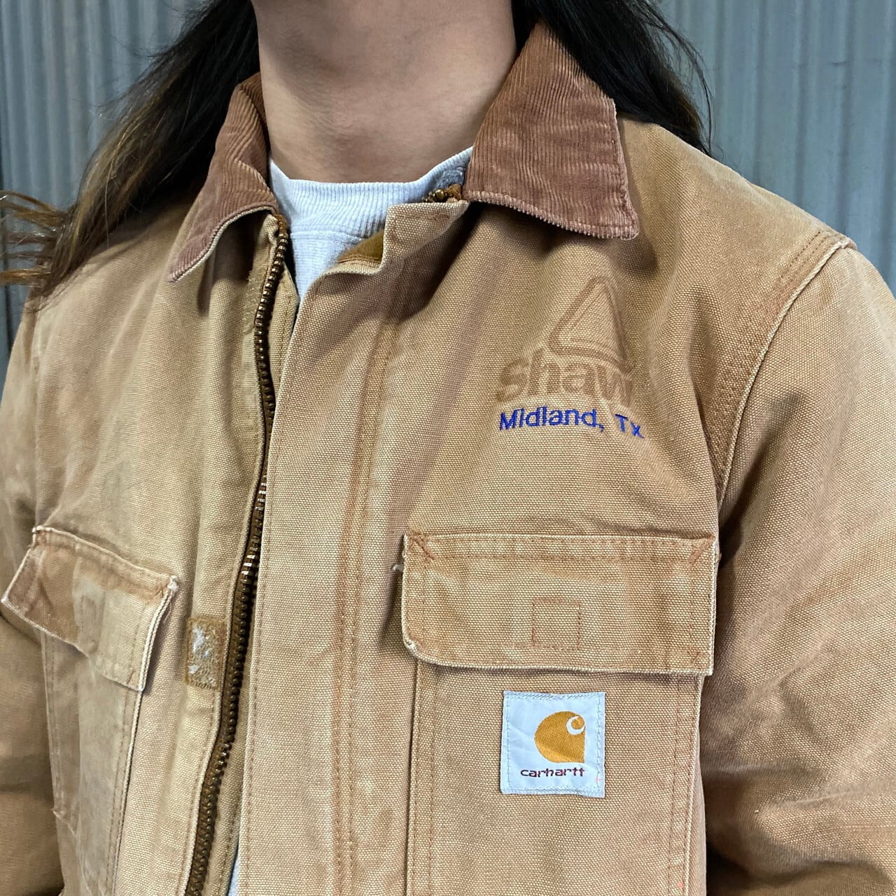 90年代 ビンテージ USA製 Carhartt カーハート ワークジャケット