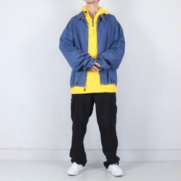 1990's CHAPS RALPH LAUREN 名作 ナイロンアノラックパーカー【FF-4253