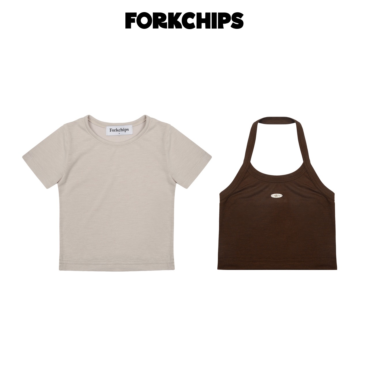 [FORKCHIPS] 밀리레이어드티 (JS/JM/JL/JXL) / [포크칩스] 밀리레이어드티 (JS/JM/JL/JXL)