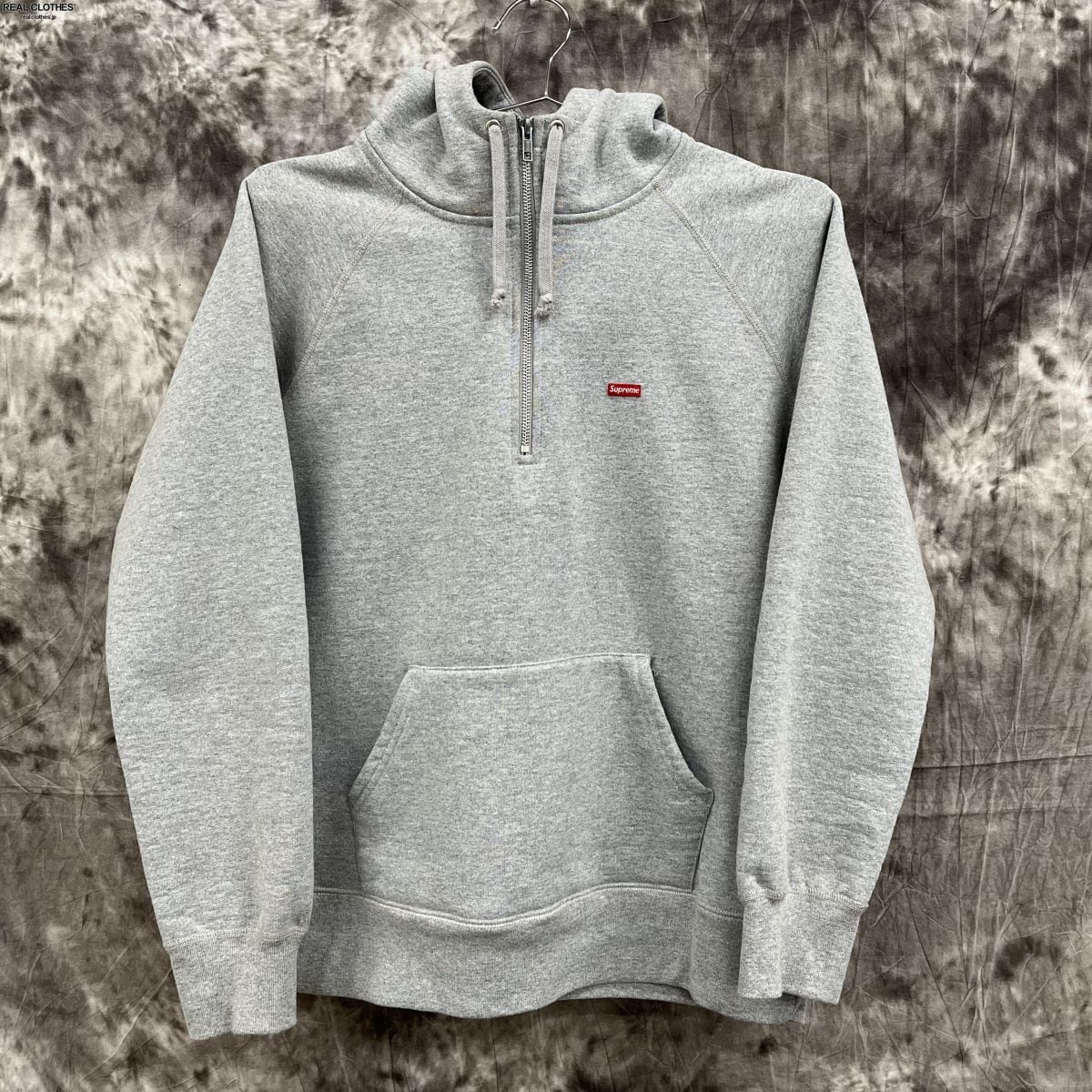 Supreme/シュプリーム Small Box Logo Half Zip Hooded Sweatshirt /スモール ボックス ロゴ ハーフ  ジップフーデッド スウェットシャツ/M