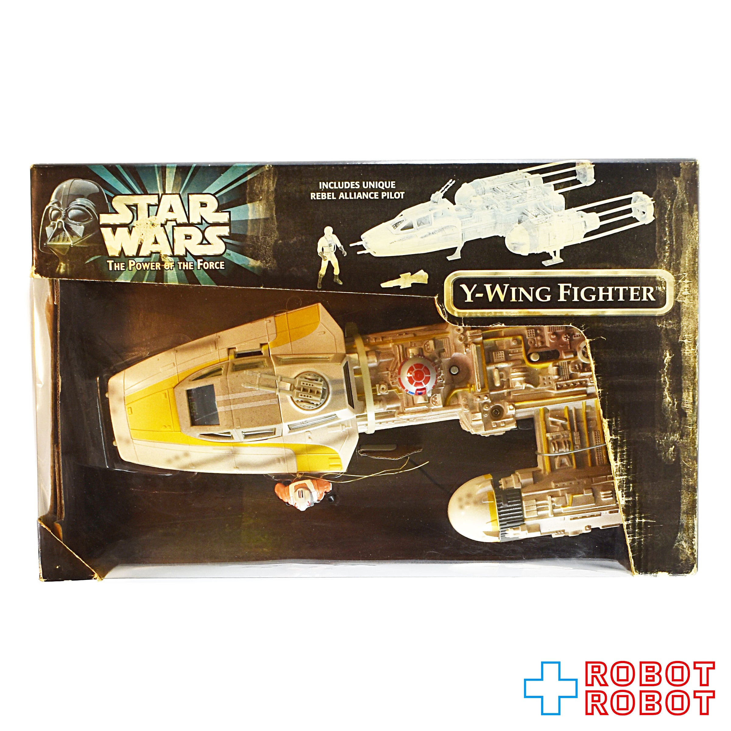 スター・ウォーズ POTF2 Yウイングファイター ビークル 箱入 ※難有り 
