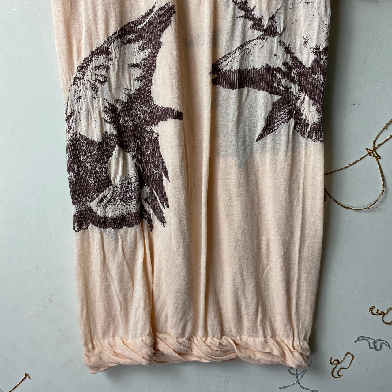 vintage ANN DEMEULEMEESTER see-through stretch pullover