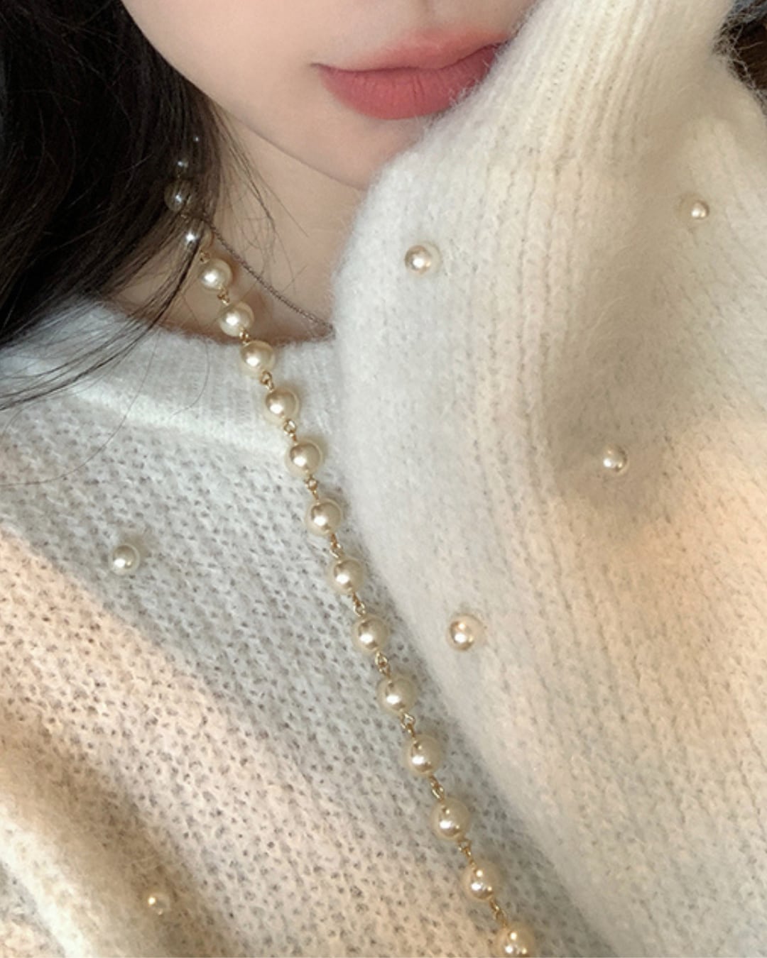 パールゆるニット A24279