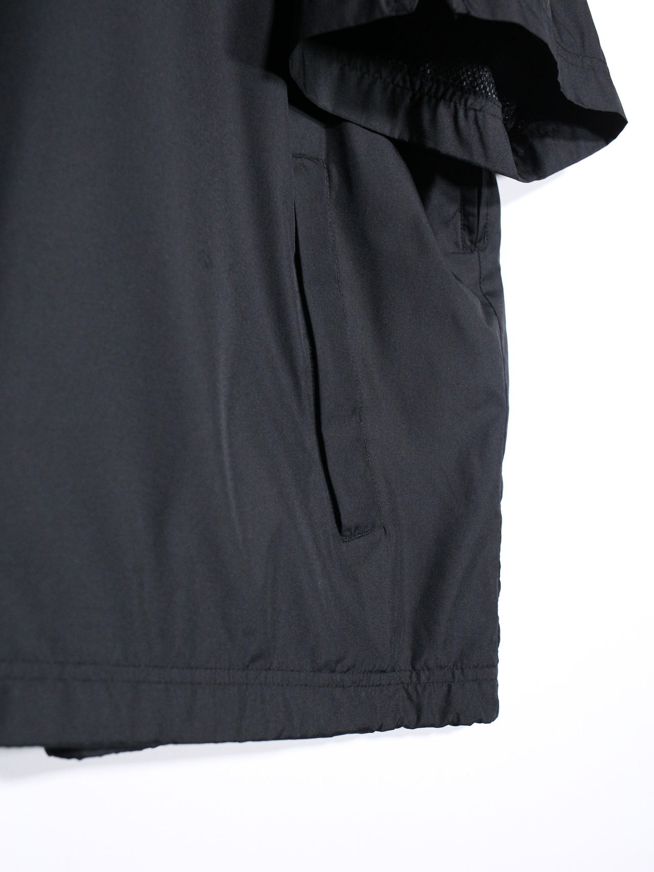 mock neck design half snap s/s pullover - 10