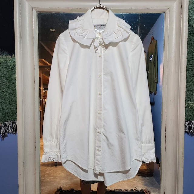 Frill shirt MADE in France 【DW208】