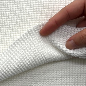 ★NN082◆2m◆ラスト1点!綿100%ワッフルニット生地◆ホワイト
