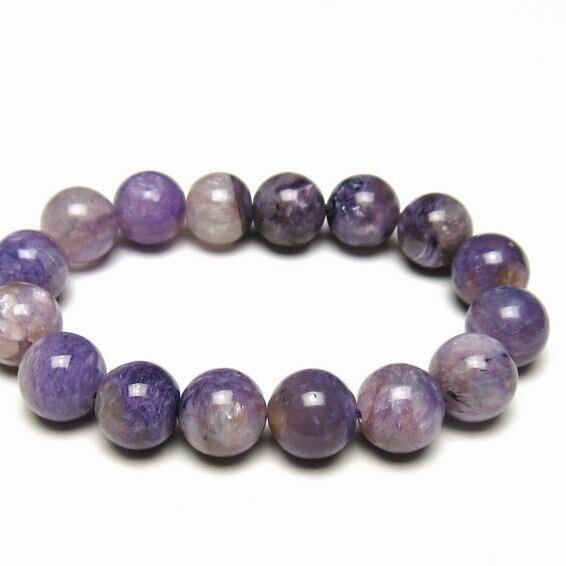 チャロアイト ブレスレット 13mm一点物 おまかせ便 111-49299