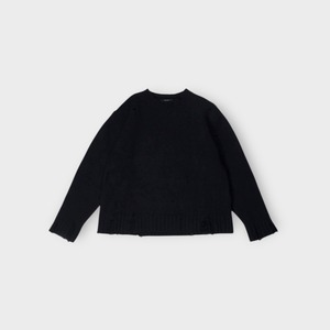 UNUSED【3G CREW NECK DAMAGE KINT】