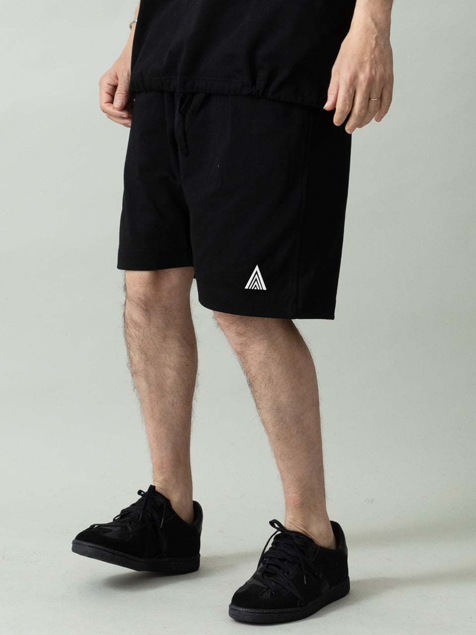 EGO TRIPPING (エゴトリッピング) HEAVYJERSEY SHORTS イージーショートパンツ / BLACK 626655-05